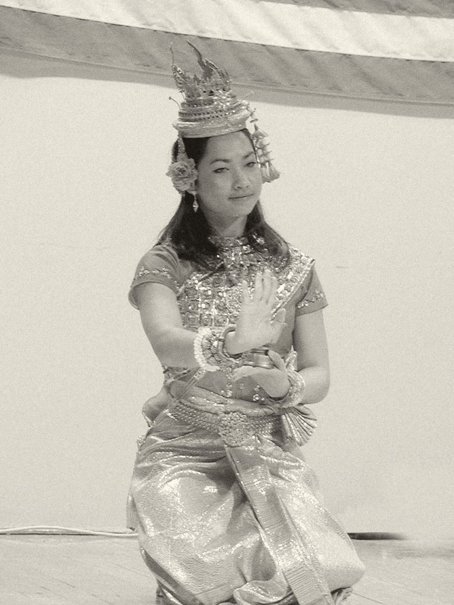 Leakhena learning the dances